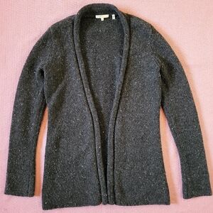 VINCE Cashmere Long Sleeve Open Front Cardigan Space-Dyed Size Medium